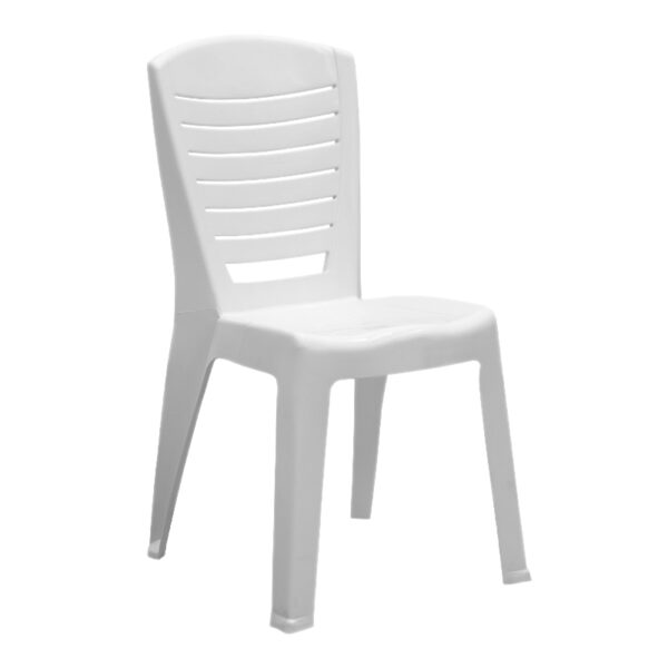 Καρέκλα πολυπροπυλενίου Tabia  χρώμα λευκό 47x49x86εκ.