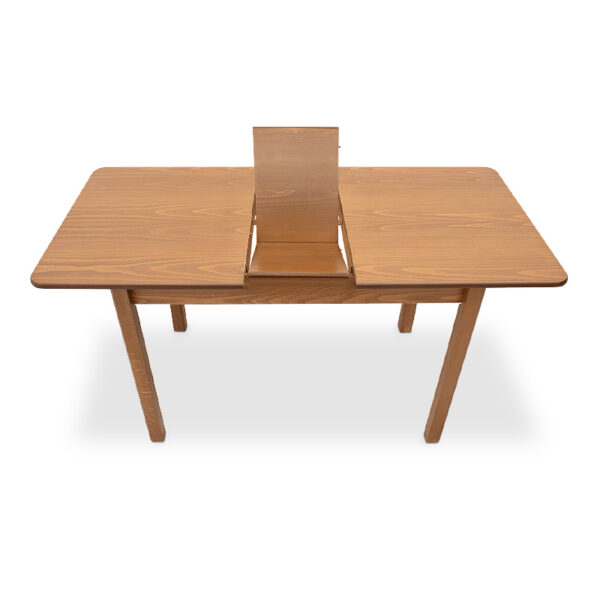 Σετ τραπεζαρίας Bergen-Francis  5 τμχ μασίφ ξύλο-MDF με επεκτεινόμενο τραπέζι 120/150x68x77εκ.