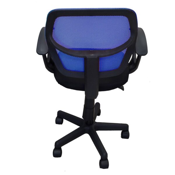 Καρέκλα Γραφείου  ΑΥΡΑ Μπλε/Μαύρο Mesh 51x50x79-91cm