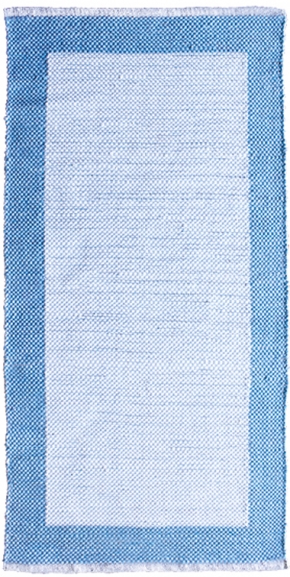 ΧΑΛΙ ΒΑΜΒΑΚΕΡΟ PINEROLO WHITE/LIGHT BLUE - 070cm x 140cm