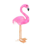 GRAN FLAMINGO DECO ΦΛΑΜΙΝΓΚΟ POLYFOAM ΡΟΖ H35cm