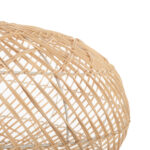 Bamboo Φωτιστικό Οροφής Μονόφωτο (Ε27) Φυσική Απόχρωση (60x60x35)cm