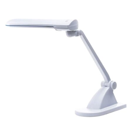 Artekko Clank Μεταλλικό Λευκό LED Φωτιστικό Γραφείου
