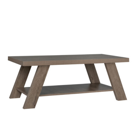 DELTA COFFEE TABLE OAK ΣΚΟΥΡΟ 119x59xH46cm