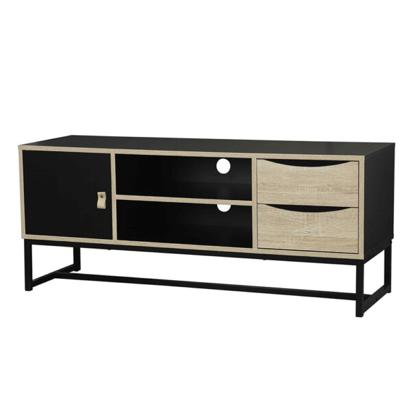 EDGE TV STAND ΜΑΥΡΟ SONOMA 120x39xH50cm