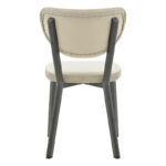 Καρέκλα Joley  γκρι βελούδο-πόδι μαύρο μέταλλο 45x39x86.5εκ