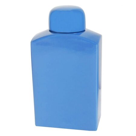 Flask Διακοσμητικό Κεραμικό Μπλε Δοχείο 22cm