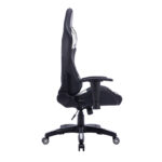 Καρέκλα γραφείου gaming Hartley  pu μαύρο-λευκό 67x57x139εκ