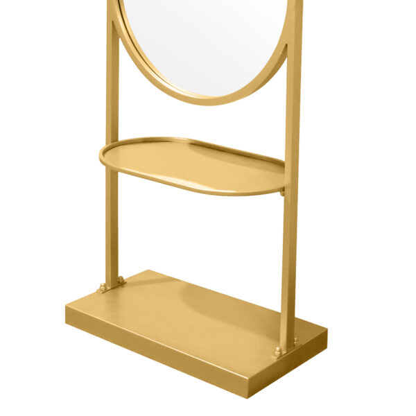 Καθρέπτης Anelsa  χρυσό 45.5x25x180εκ