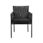 Καρέκλα με πλέξιμο από πλαστ. ρατάν (54x54x75)cm