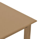 Τραπέζι Zolenio  μασίφ ξύλο οξιάς με επιφάνεια mdf λούστρο καρυδί 80x80x76εκ