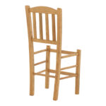 Καρέκλα καφενείου Damnir  μασίφ ξύλο οξιάς λούστρο καρυδί 41x42x92εκ