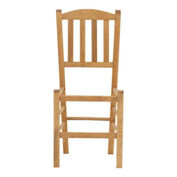Καρέκλα καφενείου Damnir  μασίφ ξύλο οξιάς λούστρο καρυδί 41x42x92εκ