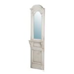 Sluys Καθρέπτης Ξύλλινος Λευκός Πόρτα (46x13x182)cm