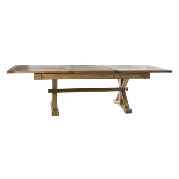 Τραπέζι τραπεζαρίας ανοιγόμενο από ξύλο μασίφ (200/280x100x78)cm