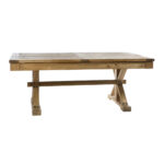 Τραπέζι τραπεζαρίας ανοιγόμενο από ξύλο μασίφ (180/260x100x78)cm