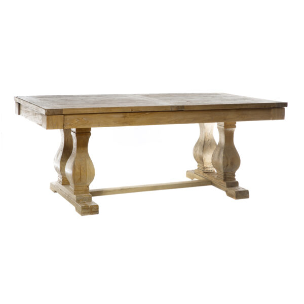 Τραπέζι τραπεζαρίας ανοιγόμενο από ξύλο μασίφ (200/280x100x78)cm
