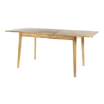 Τραπέζι τραπεζαρίας ανοιγόμενο από ξύλο μασίφ (140/180x80x78)cm