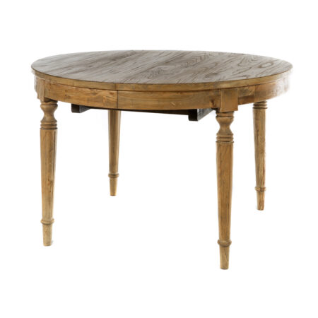 Τραπέζι τραπεζαρίας ανοιγόμενο από ξύλο μασίφ (120/160x120x78)cm