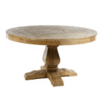 Τραπέζι τραπεζαρίας Κυκλικό από ξύλο μασίφ (140x140x78)cm