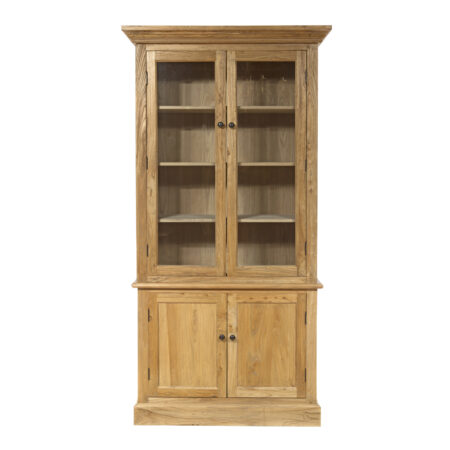 Artekko Βιβλιοθήκη από ξύλο μασίφ (113x47x220)cm