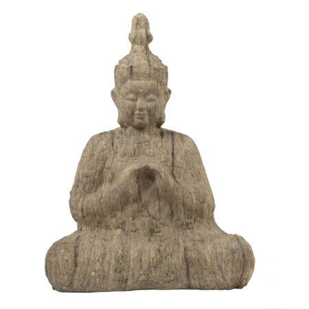 Fosh Βούδας Άγαλμα Διακοσμητικός Ρητίνη(33x16x43)cm