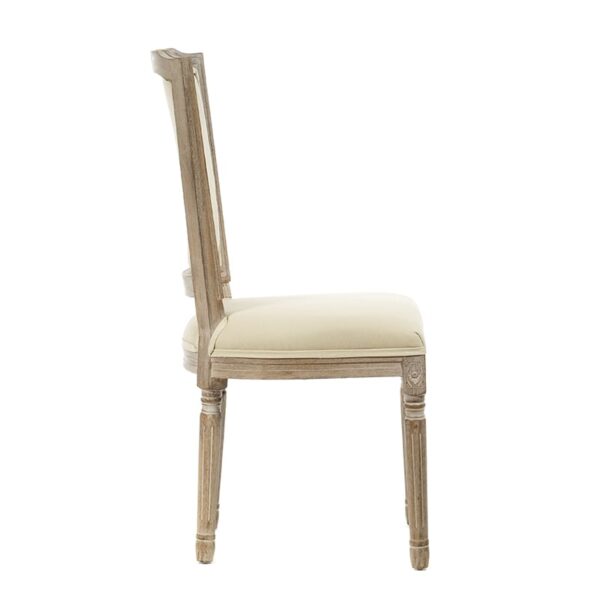 Kithof Καρέκλα Υφασμάτινη με Ξύλο (50x54x99)cm
