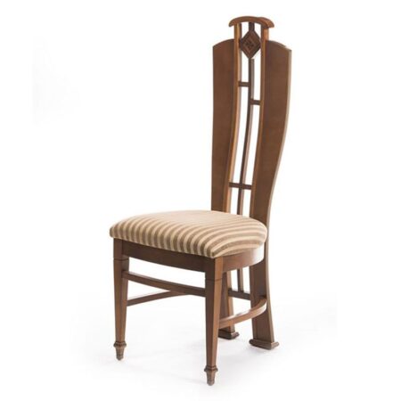 Xaag Καρέκλα Ύφασμα Ριγέ "Art Deco" (46x46x114)cm