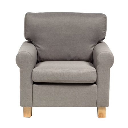 Artekko Uslans Πολυθρόνα από Ανακυκλώσιμο Ύφασμα και Ξύλινα Πόδια (85x75x86)cm