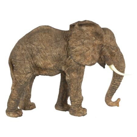 Elephant Διακοσμητικός Ελέφαντας Ρητίνης Γκρι (33x12.7x25.4)cm