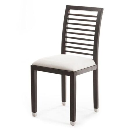 Icleepluf Καρέκλα Σαλονιού Ντυμένη με Ύφασμα και Ξύλινα Πόδια Λευκή (46x46x96)cm