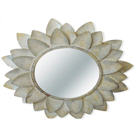 Καθρέπτης Μεταλλικός "Λουλούδι" (60x60x4)cm