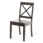 Vraddo Καρέκλα Φαγητού Σκούρο Καφέ (50x45x91)cm