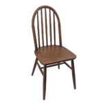 Bony Καρέκλα Ξύλινη Σκούρο Καφέ (42x47x92)cm