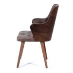 Velt Καρέκλα Ξύλο Φυσικό Χρώμα (53x62x93)cm