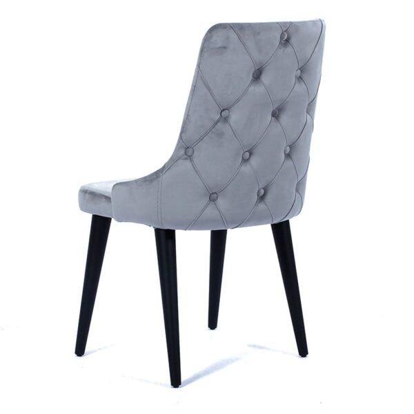 Groipsut Καρέκλα Ξύλο Μαύρο Χρώμα (53x64x95)cm