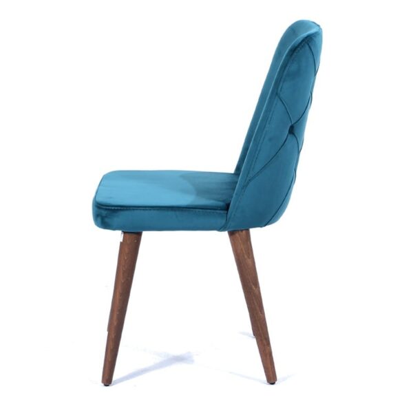 Shaith Καρέκλα Ξύλο Φυσικό Χρώμα Ύφασμα (49x60x90)cm