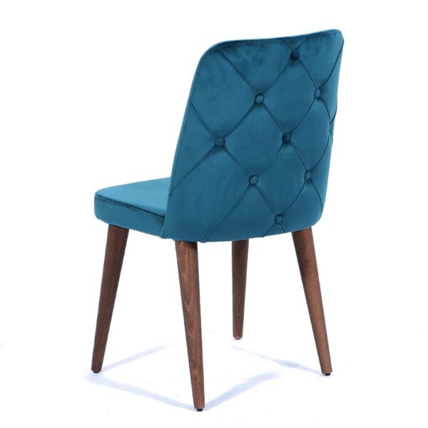 Shaith Καρέκλα Ξύλο Φυσικό Χρώμα Ύφασμα (49x60x90)cm