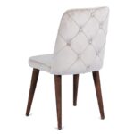 Toapleg Καρέκλα Ξύλο Φυσικό Χρώμα Ύφασμα (49x60x90)cm
