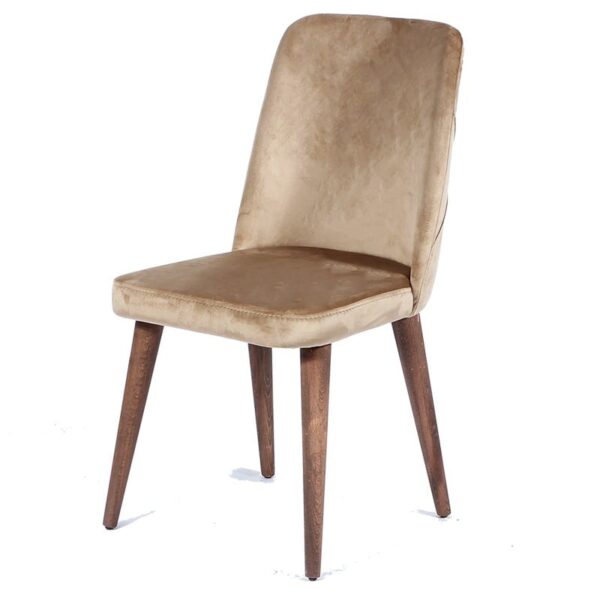 Graeshens Καρέκλα Ξύλο Φυσικό Χρώμα Ύφασμα (49x60x90)cm