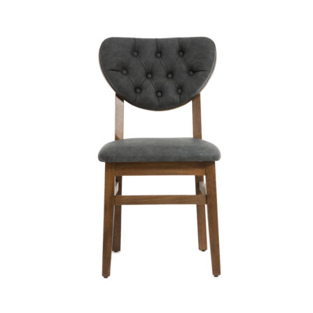 Καρέκλα KAPITONE καρυδί ξύλο ύφασμα NICA 040 (47x45x90)cm