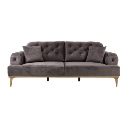 Artekko Καναπές τριθέσιος HARLEY με Μαξιλάρια Πλάτης