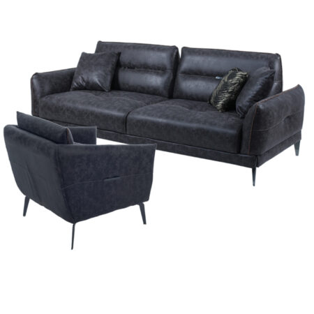 Artekko Glaakko Καναπές Κρεβάτι Τριθέσιος (237x98x89)  και Πολυθρόνα (74x86x75) ΣΕΤ