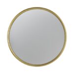 Convex Καθρέπτης/Κάτοπτρο Μέταλλο Χρυσό (26.5x3x26.5)cm