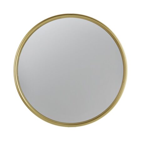 Convex Καθρέπτης/Κάτοπτρο Μέταλλο Χρυσό (26.5x3x26.5)cm