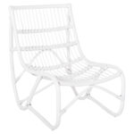 ΠΟΛΥΘΡΟΝΑ GRINN HM9815.03 ΡΑΒΔΟΙ RATTAN ΣΕ ΛΕΥΚΟ 56,5x73,5x79,5Υ εκ.