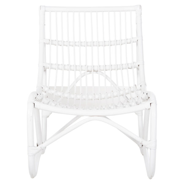 ΠΟΛΥΘΡΟΝΑ GRINN HM9815.03 ΡΑΒΔΟΙ RATTAN ΣΕ ΛΕΥΚΟ 56,5x73,5x79,5Υ εκ.