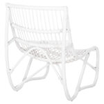 ΠΟΛΥΘΡΟΝΑ GRINN HM9815.03 ΡΑΒΔΟΙ RATTAN ΣΕ ΛΕΥΚΟ 56,5x73,5x79,5Υ εκ.