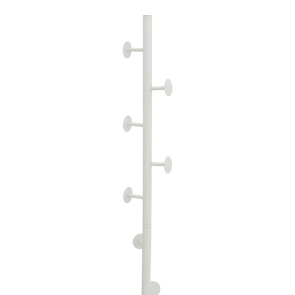 Καλόγερος Kroker  λευκό μέταλλο 30x30x173εκ