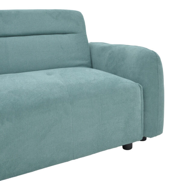 Γωνιακός καναπές Inspired  αναστρέψιμος ύφασμα μέντα 293x142x80εκ